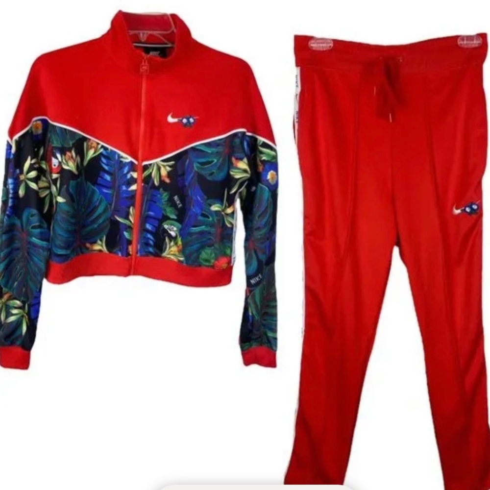 Nike floral track suit